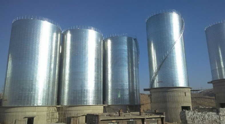 Cement storage silo