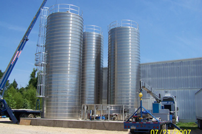 flat bottom silo project