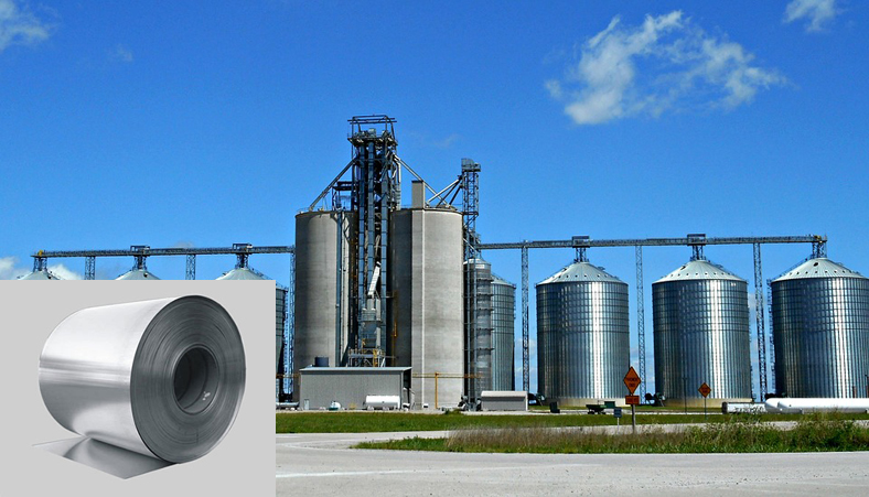 galvanized steel silo