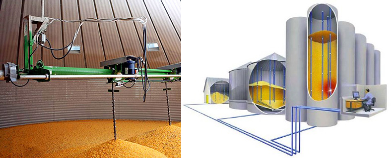 grain silo measurement